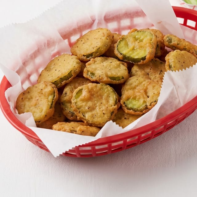 Deep Fried Pickle Chips.