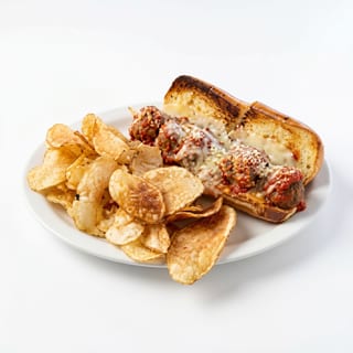 Homemade Meatball Hoagie